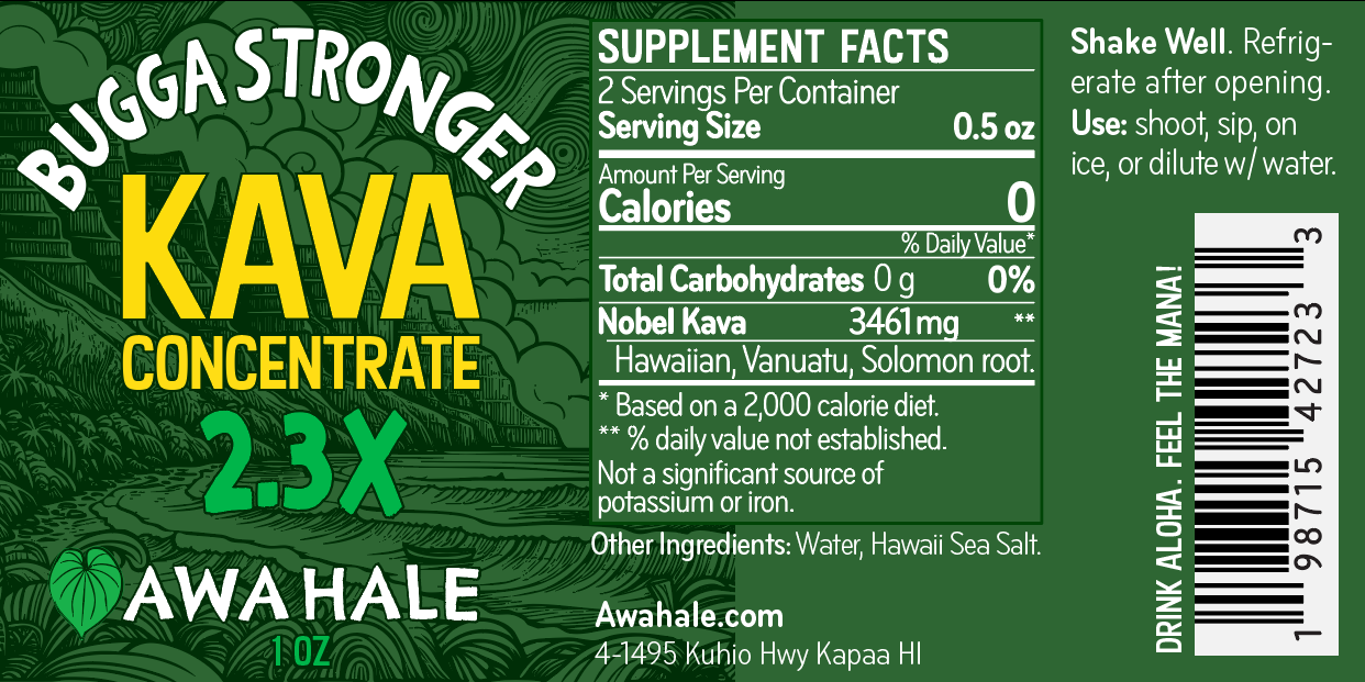 Bugga Stronger Kava Concentrate 2.3X